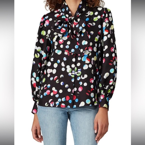 Hunter Bell Finley Silk Blouse - Picture 3 of 8